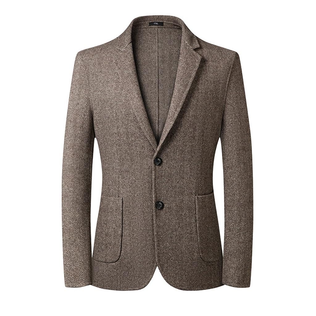 Veste courte à carreaux en laine idéale pour le bureau et les sorties d'automne
