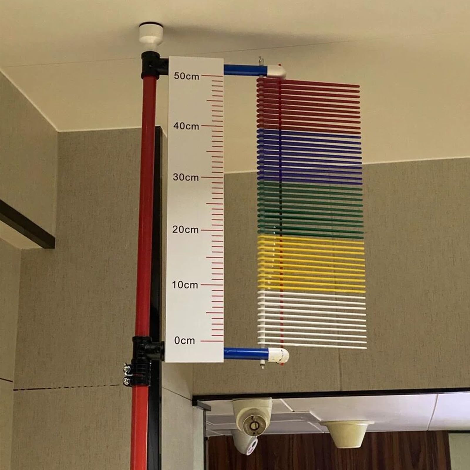 Tester Salto Verticale Strumento di Misurazione del Salto Verticale per Il Basket, Scala Dei Test Fisici Sportivi/ Allenatore, Attrezzatura di Addestramento del Tester di Alimentazione, Sfidante Verti