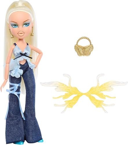 Bratz Fashion Pixiez Cloe - Poupée Fantaisie à Collectionner avec de Vrais vêtements et Accessoires, Les Ailes se transforment en Bague - 2