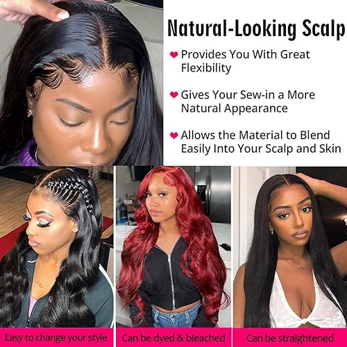 Miniatura 3 de Pelucas de cabello humano ondulado con encaje frontal para mujeres negras, peluca de encaje frontal transparente HD, pelucas brasileñas virgen sin