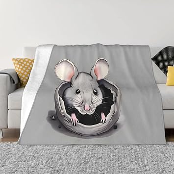 Grey Flannel Sofa Blanket, 50 * 40 inch