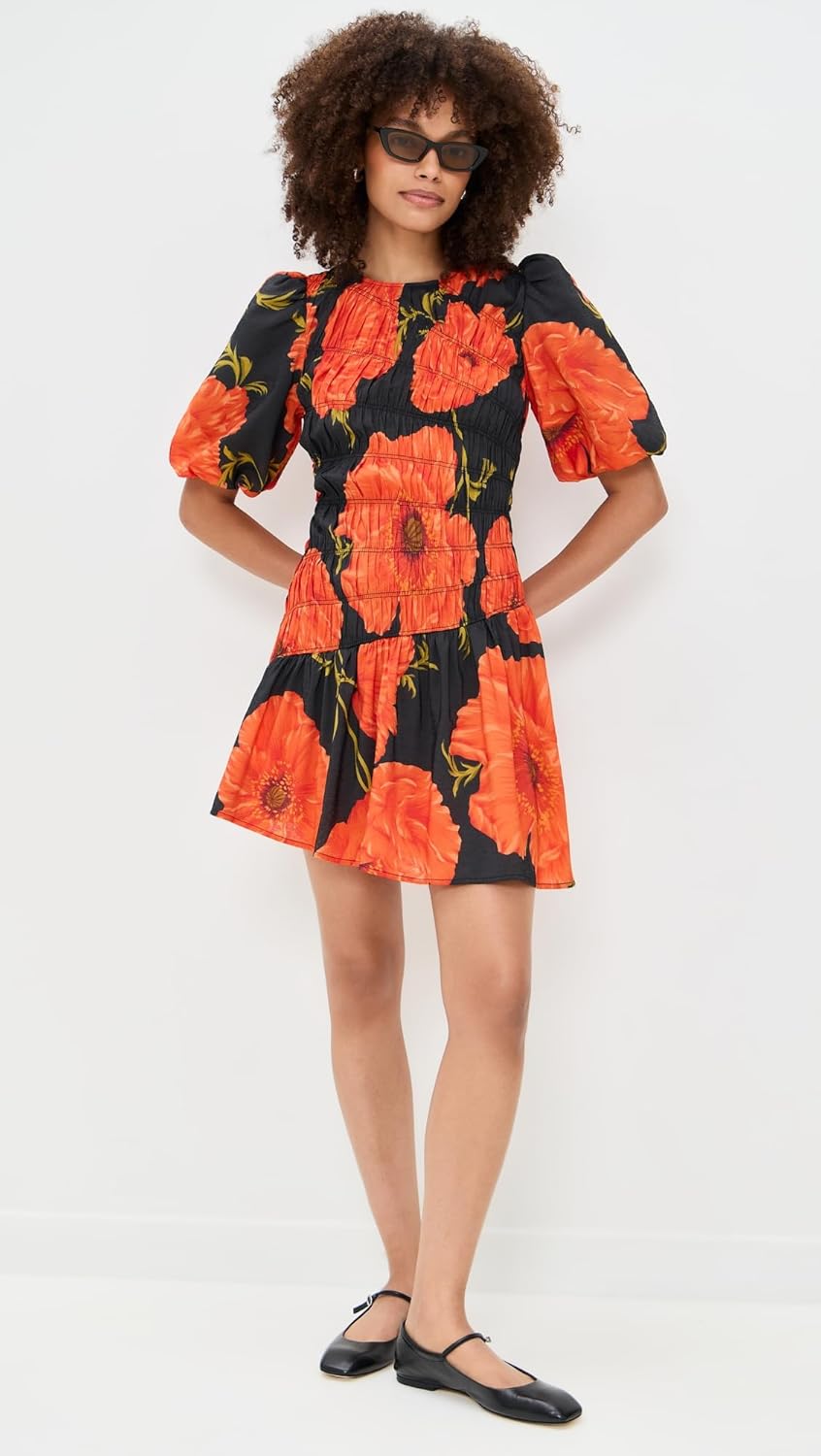Never Fully Dressed Women's Black Poppy Mini Nara Dress - Image 3
