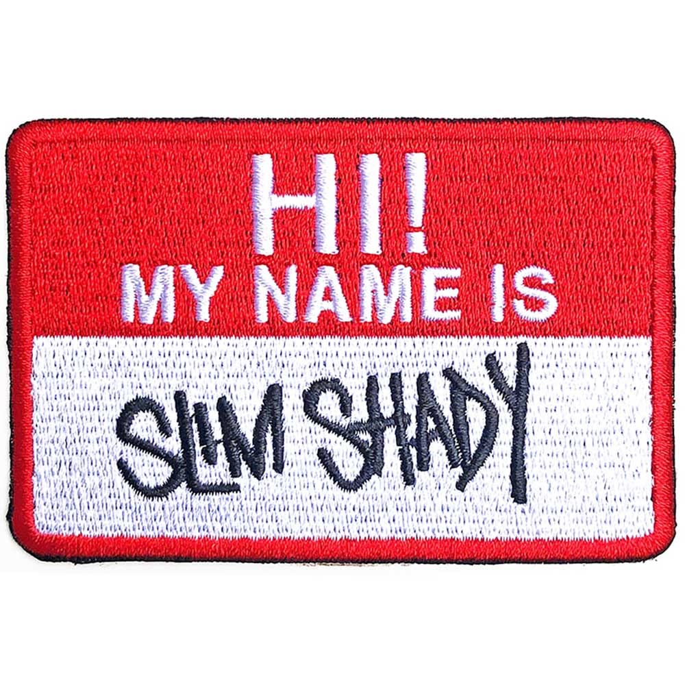 Amazon.co.jp: EMINEM エミネム - Slim Shady Name Badge/ワッペン 