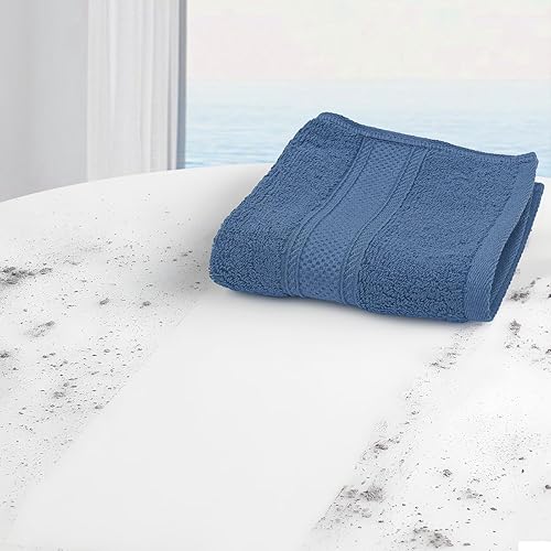 Miniatura 8 de MoNiBloom Juego de 12 paños de lavado de cara 100% algodón para baño, hogar, hotel, spa, gimnasio, yoga, ducha, altamente absorbentes, ultra suaves,