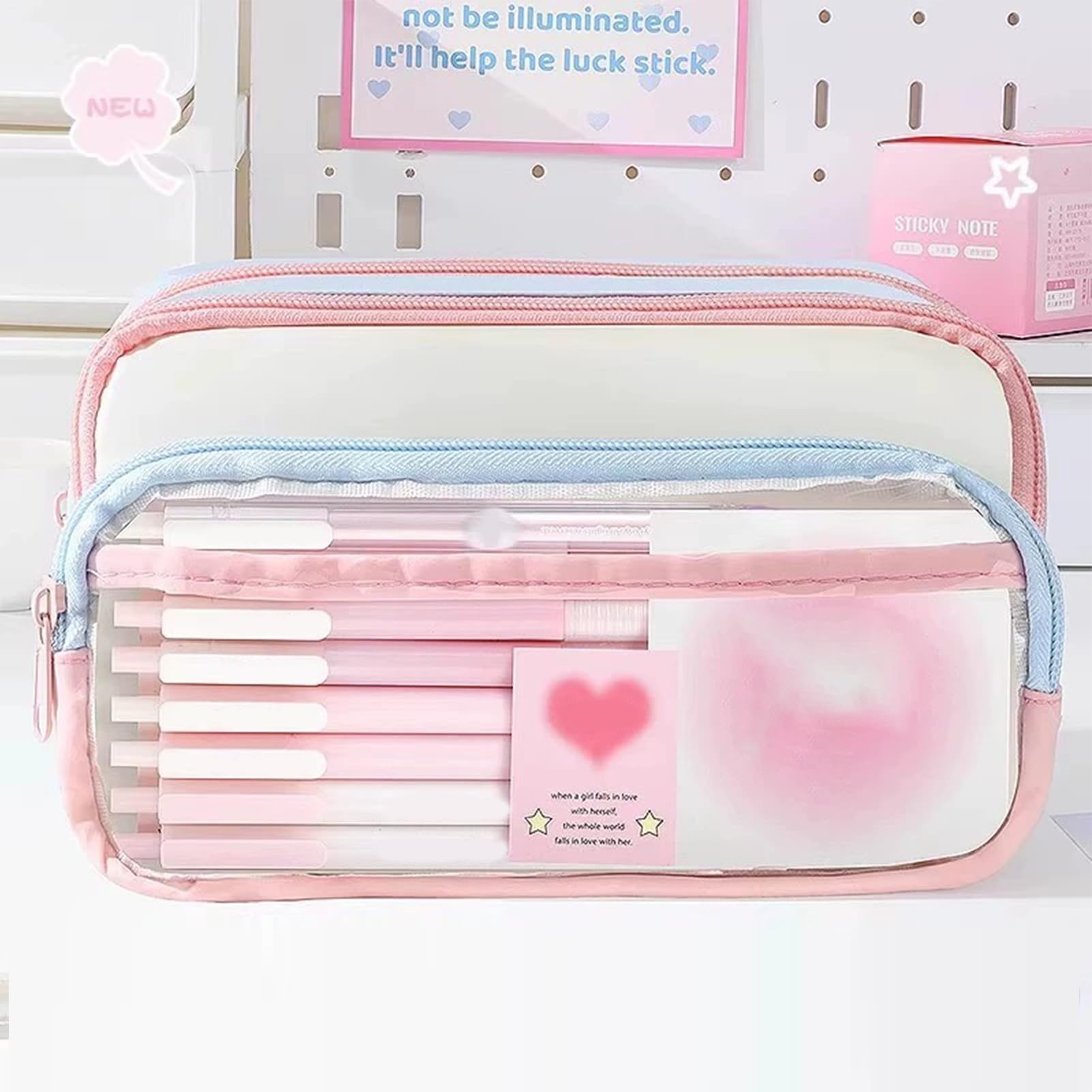 Astuccio Portapenne Artistico Con Penne | Astuccio Grande Capacità Per Pendolari Viaggi Journaling Evidenziare Bambini Studenti Universitari Giovani Ragazze