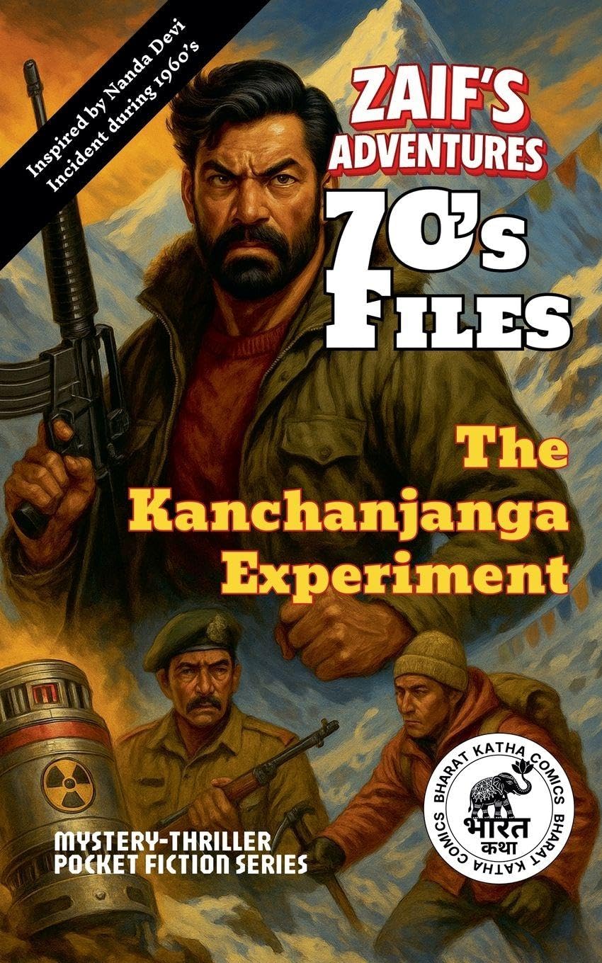Zaif's Adventures - 70's Files: The Kanchanjanga Experiment: 1 (Zaif's Adventures Series - Bharatkatha Comics Pulp-Fiction)
