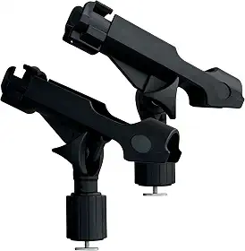 Pacote Com 2 Suportes Para Vara De Pescar Com Montagem Em Trilho, Parafuso Universal Em Forma De T Montado Em Trilho Para Caiaque, Canoa, Barco De Pesca (Pacote Com 2 Suportes Para Vara)