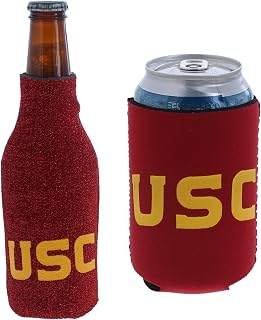 College Team - Juego de enfriador de bebidas con logotipo de color para latas y botellas