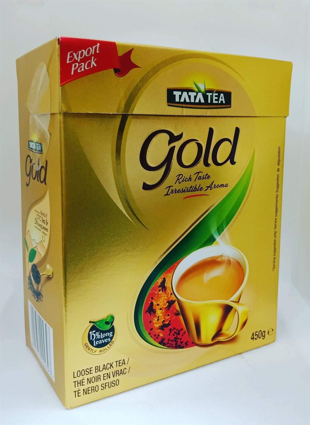 Tata Tea Gold Premium Tea I Indian Chai I Export Pack- 450G