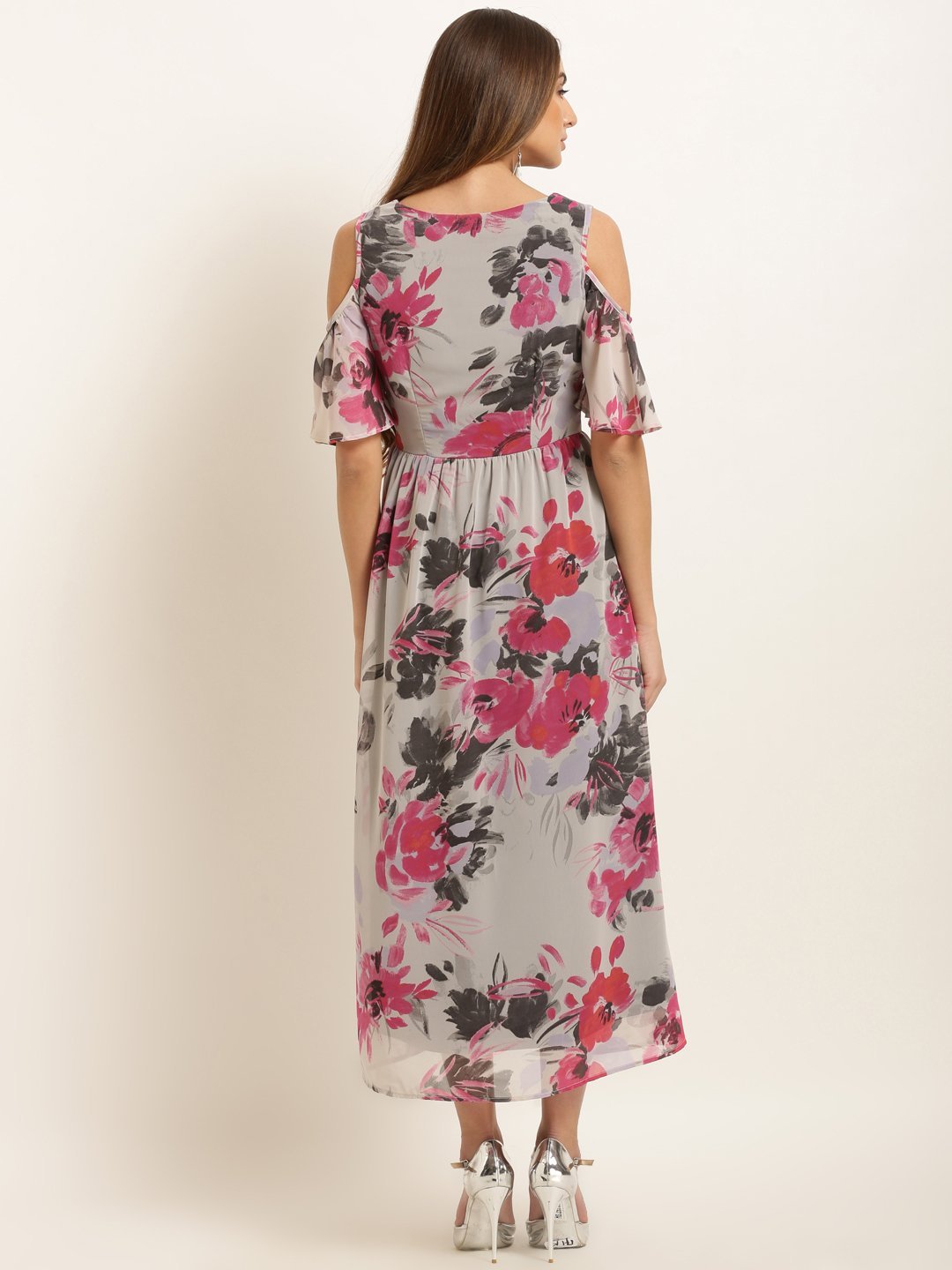 Rare Women's Dress (Ep31950-S, Grey, Small)