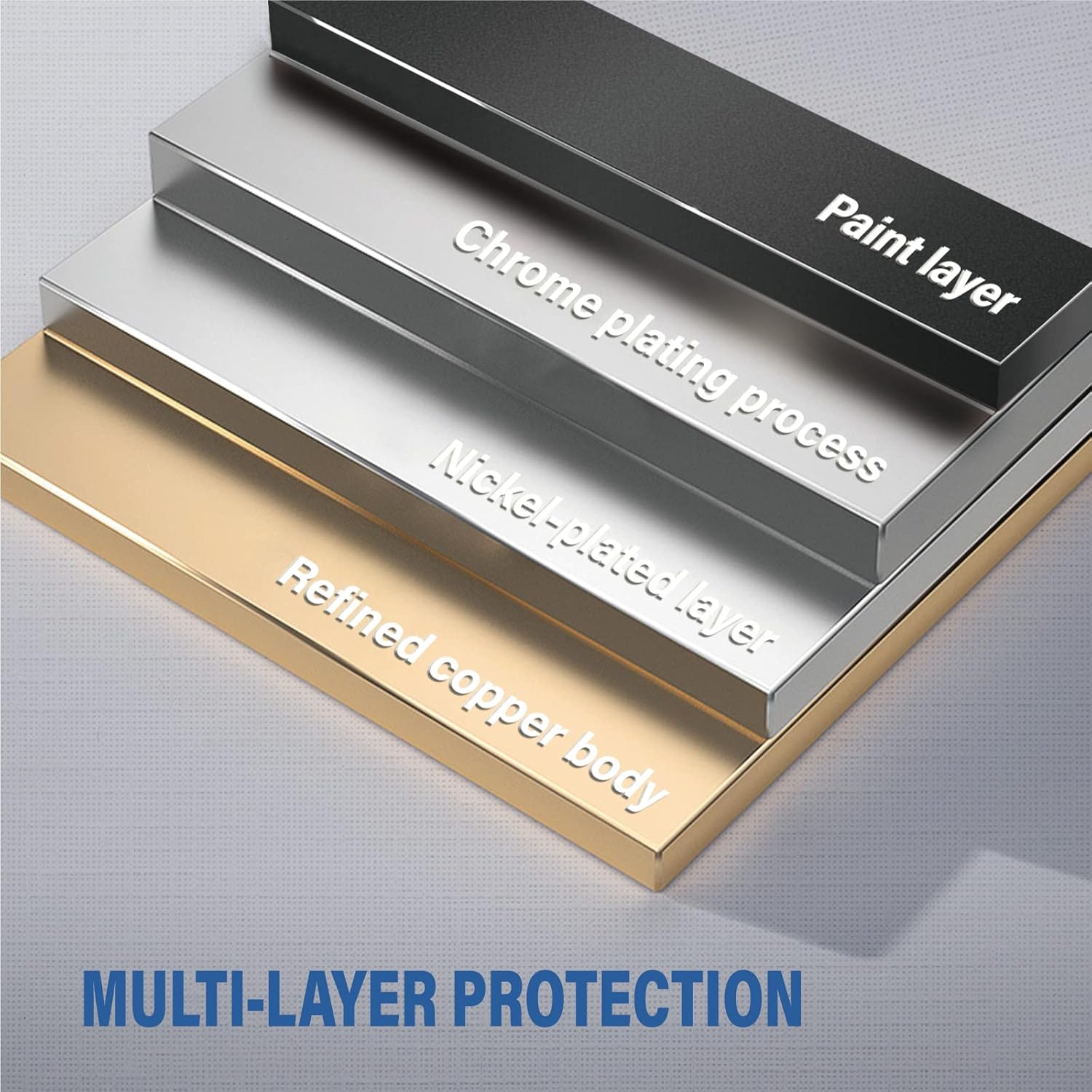 YUNDOOM Matte Black Vessel Sink Faucet, Deck Mount, Single Hole, Waterfall Design, Easy Installation, Durable, Drip-Free, Ceramic Disc Cartridge Valve, Solid Brass Material - Image 6