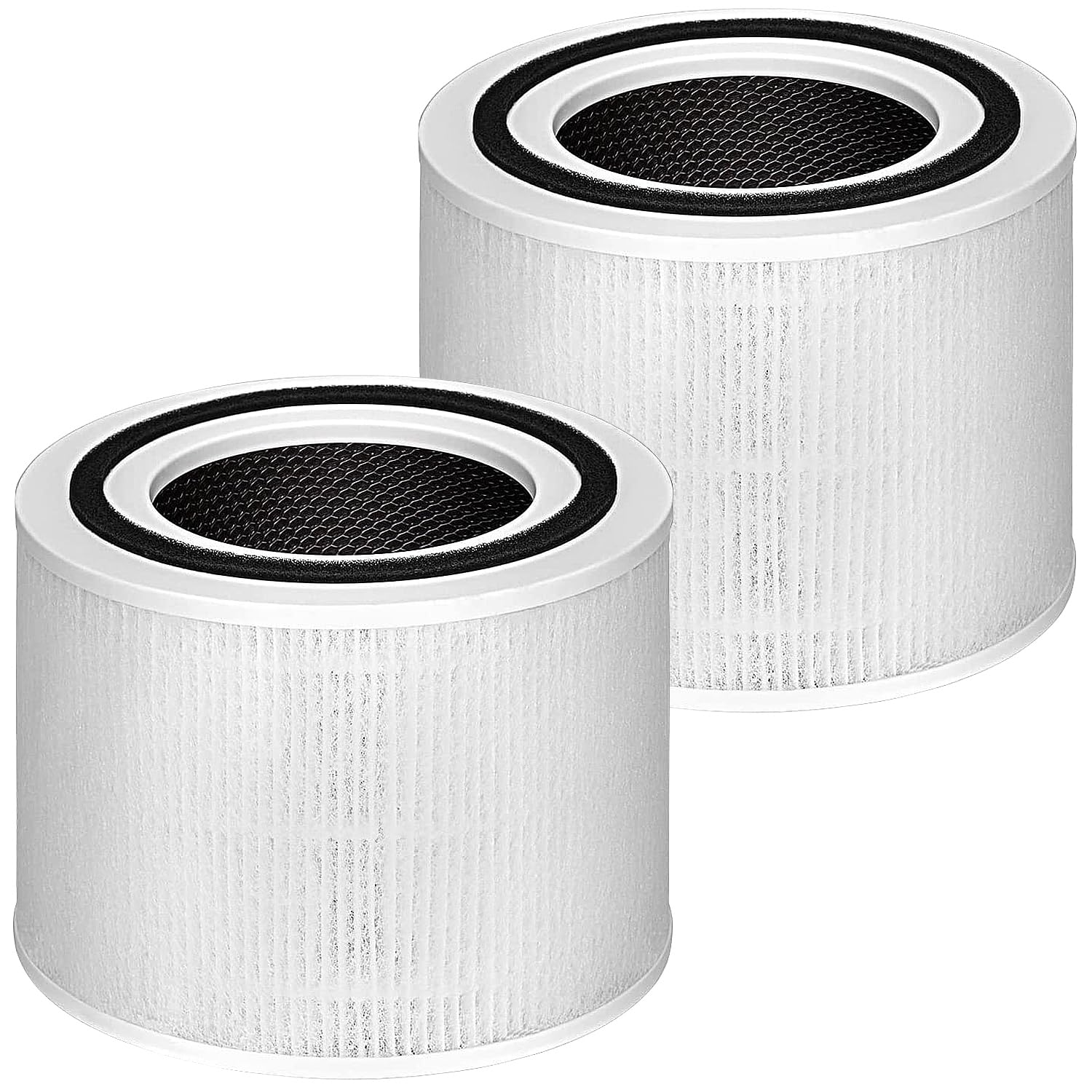 2 filtros de repuesto Core 300 para LEVOIT Core 300 Core300-P Core 300S Core 300S/P VortexAir purificador de aire, Core 300-RF, rejilla 3 en 1 H13 True HEPA carbón activado, 2 unidades, P350