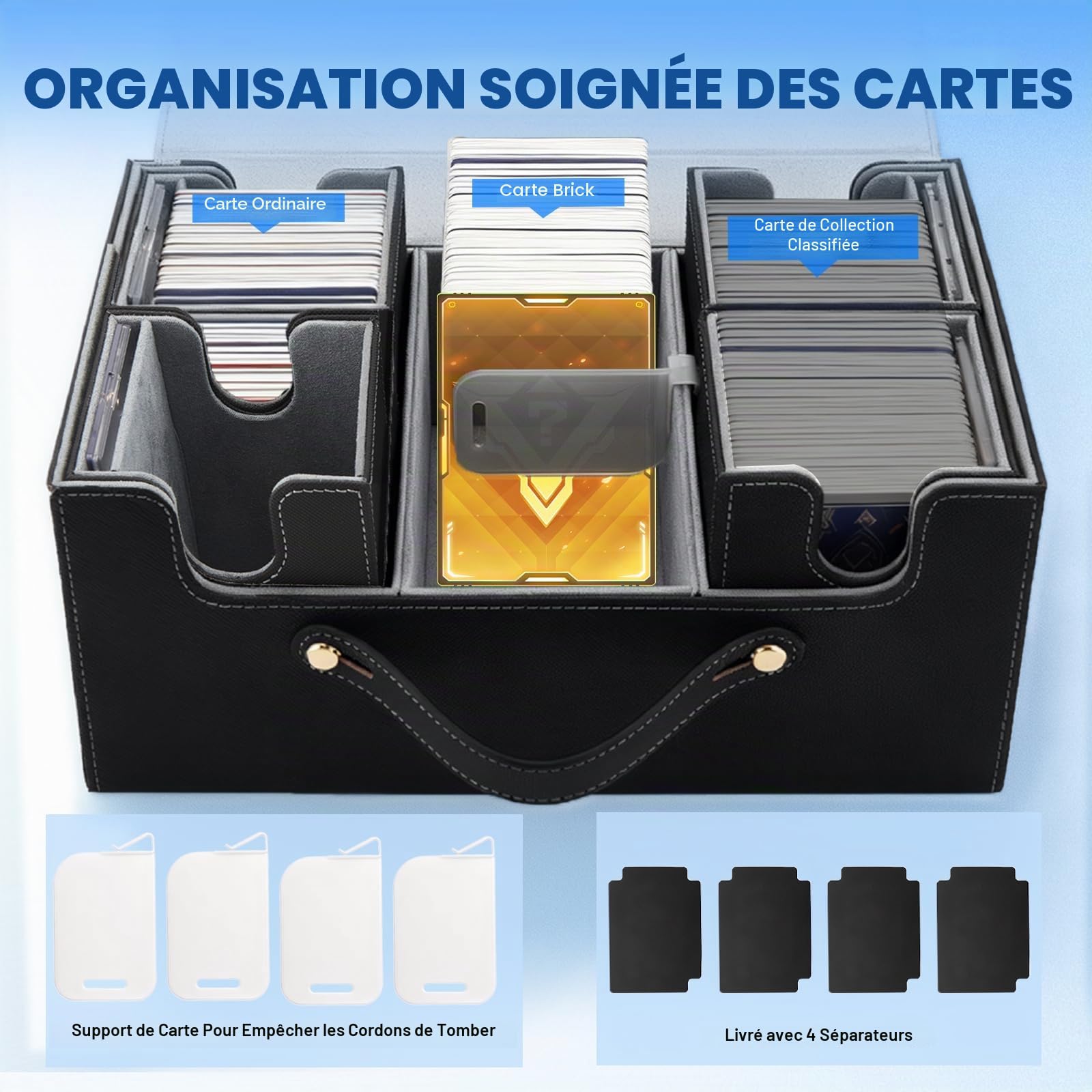 Boîte De Rangement Pour Cartes,Pour Cartes Mtg/Ptcg/Yugioh/Tcg