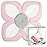 Blooming Bath Baby Bath Seat - Baby Tubs for Newborn Infants to Toddler 0 to 6 Months and Up - Infant Essentials Must Haves - The Original Washer-Safe Flower Seat - Lotus, Pink/White/Gray