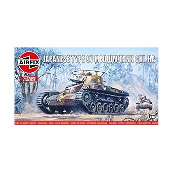 Airfix Vintage Classics Set Type 97 Chi Ha Japanese Tank 68 Pieces