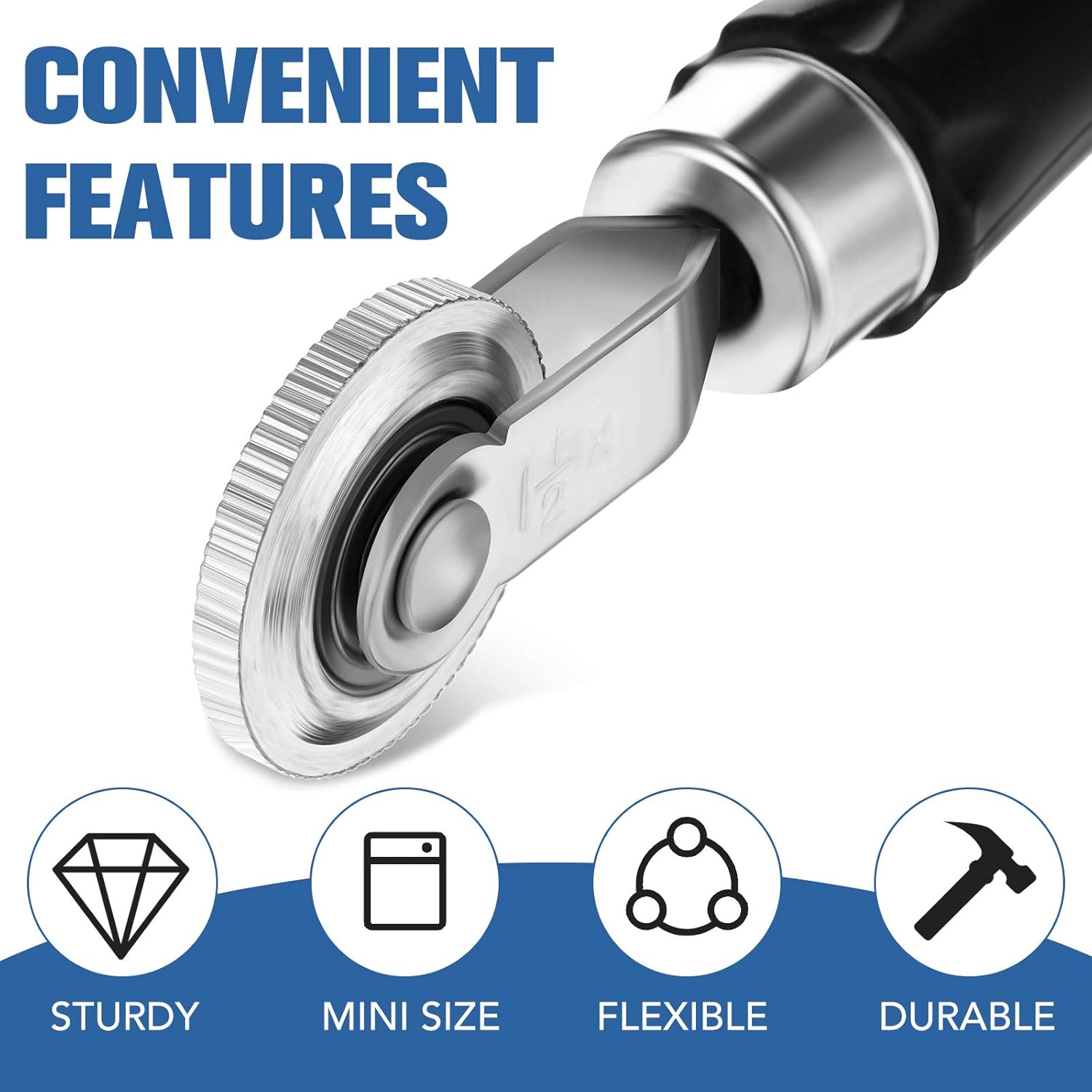 2 Pieces Tire Repair Tool Tire Compaction Roller Tire Inner Liner Scraper Practical Car Tire Repair Tool for Car Truck Motorcycle Bike : Automotive
