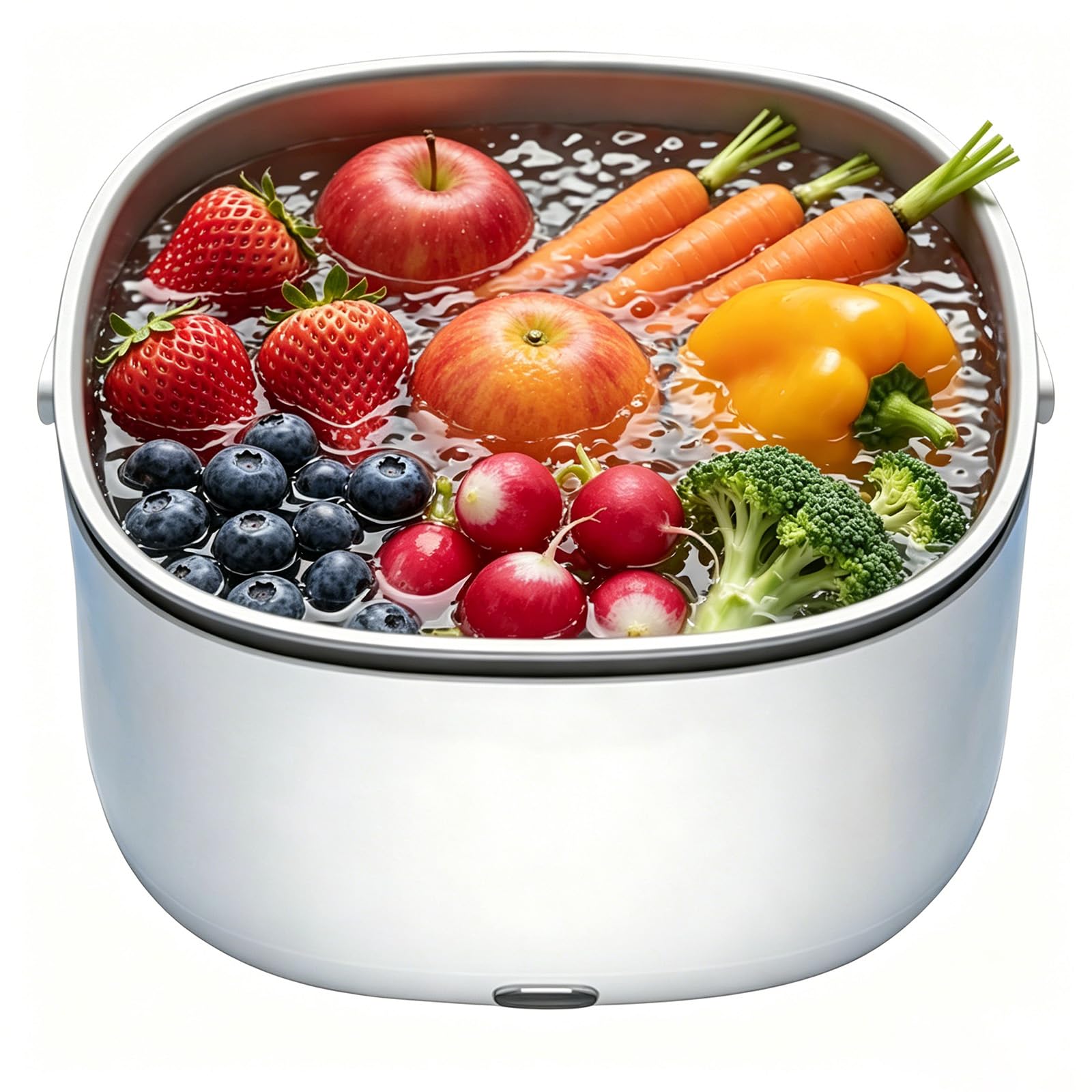 Laveur d'aliments ultrasonique portable pour des repas de famille sains au quotidien