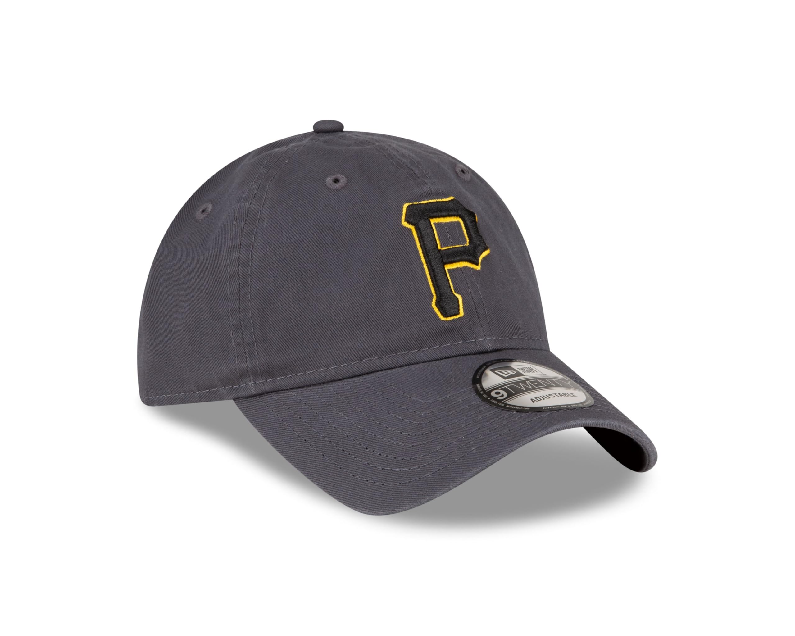 New Era Pittsburgh Pirates MLB Core Classic Grigio 9Twenty Berretto Regolabile