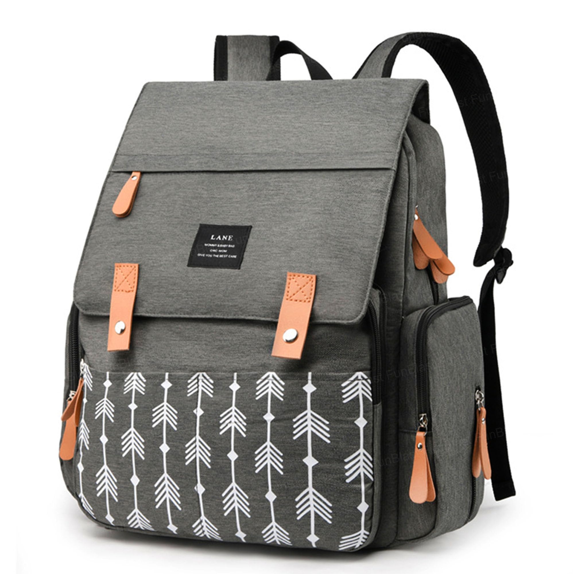 FunBlast Mother Bag, Baby Diaper Bags for Mom for Travel, Diaper Bag Backpack Multi-Function Large Capacity Diaper Bag, Travel Mommy Diaper Bag, Mother Bag with Multiple Pockets for Baby-image-39