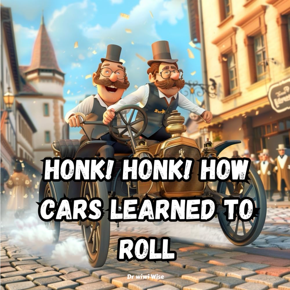 Honk! Honk! How Cars Learned to Roll: Picture Book Story for Kids about the History of Cars
