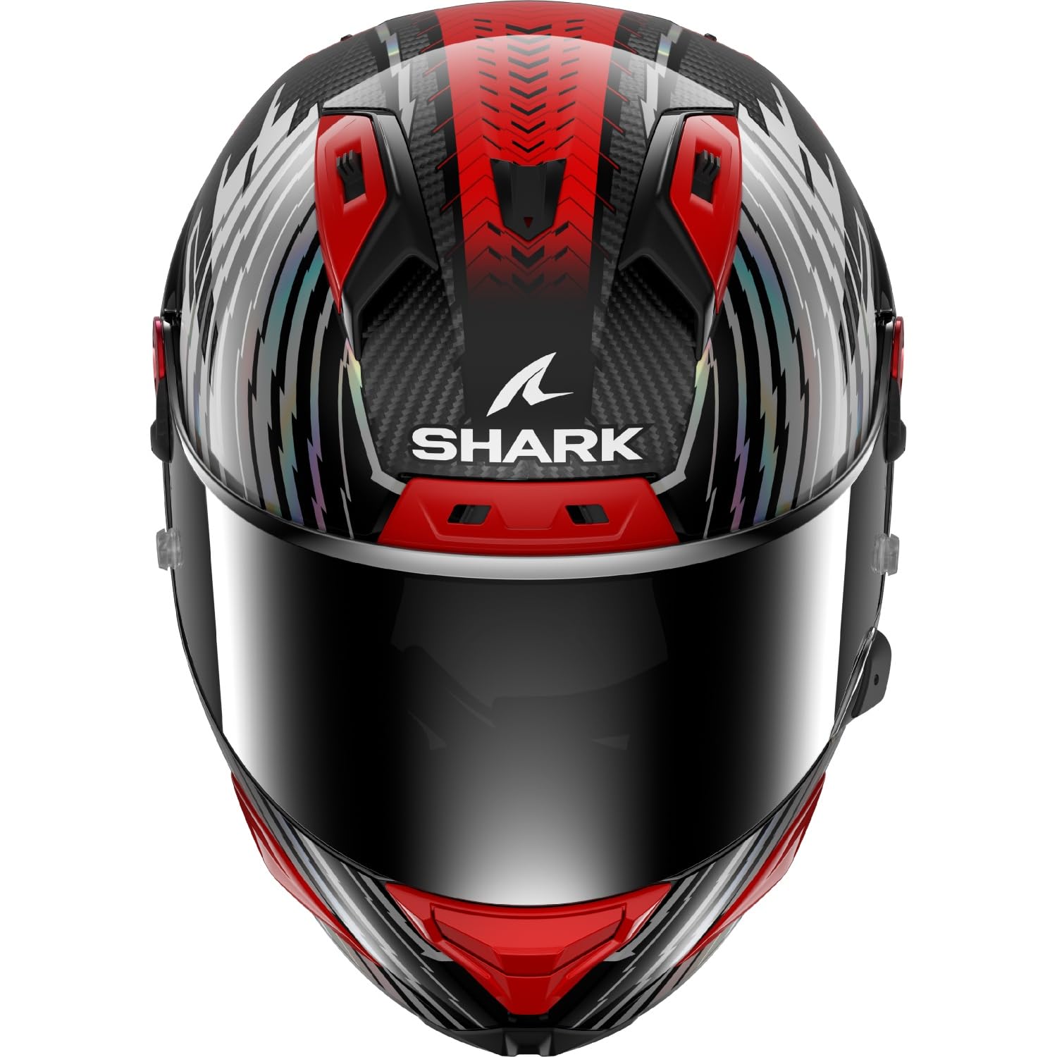 SHARK, Casco Moto Integral Aeron Edgy Carbon Red Chrome DRU, XS