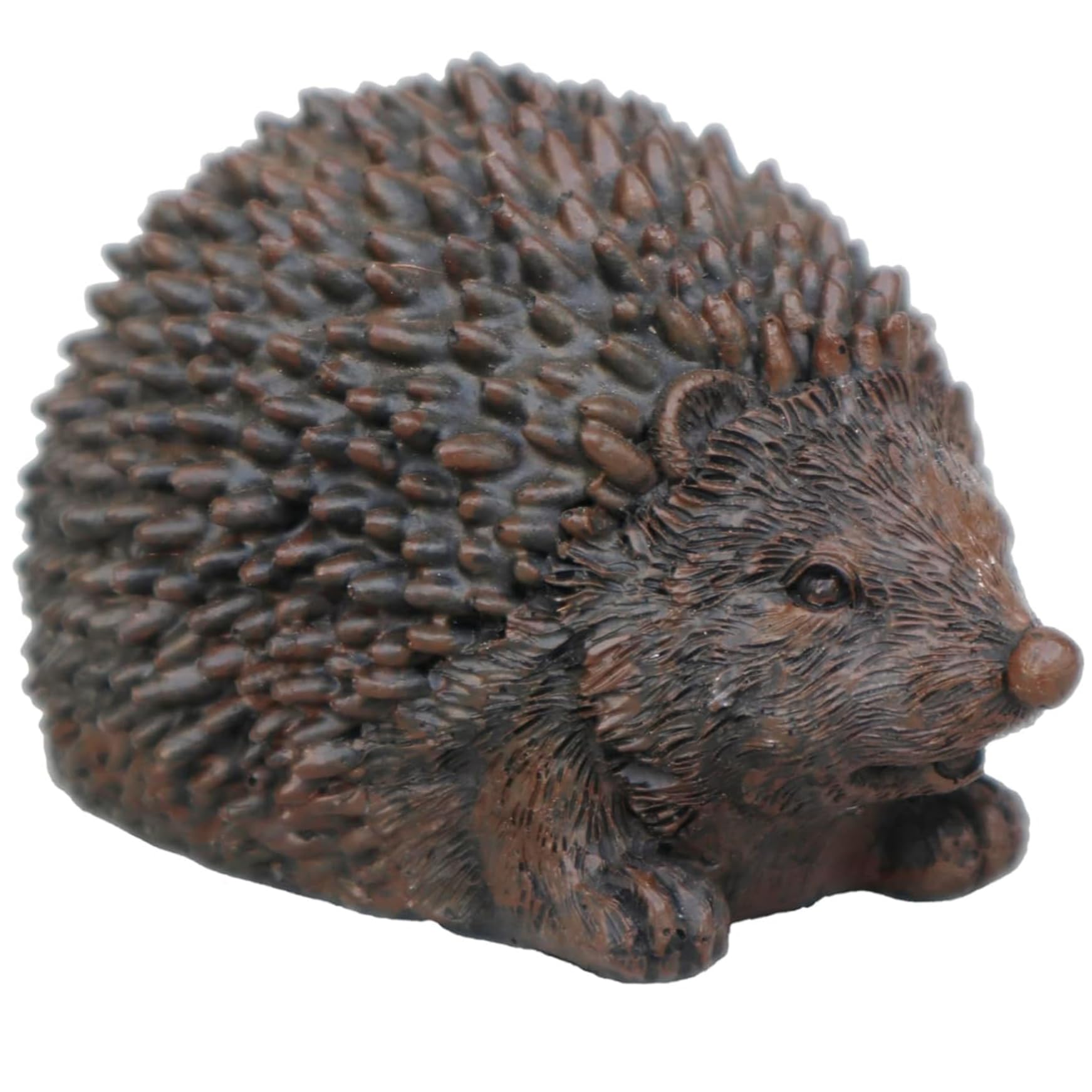 Cndiyald Hedgehog Spare Key Hider, Shaped Resin Hidden Holder, Weather Resistant For Outdoor Garden, Yard