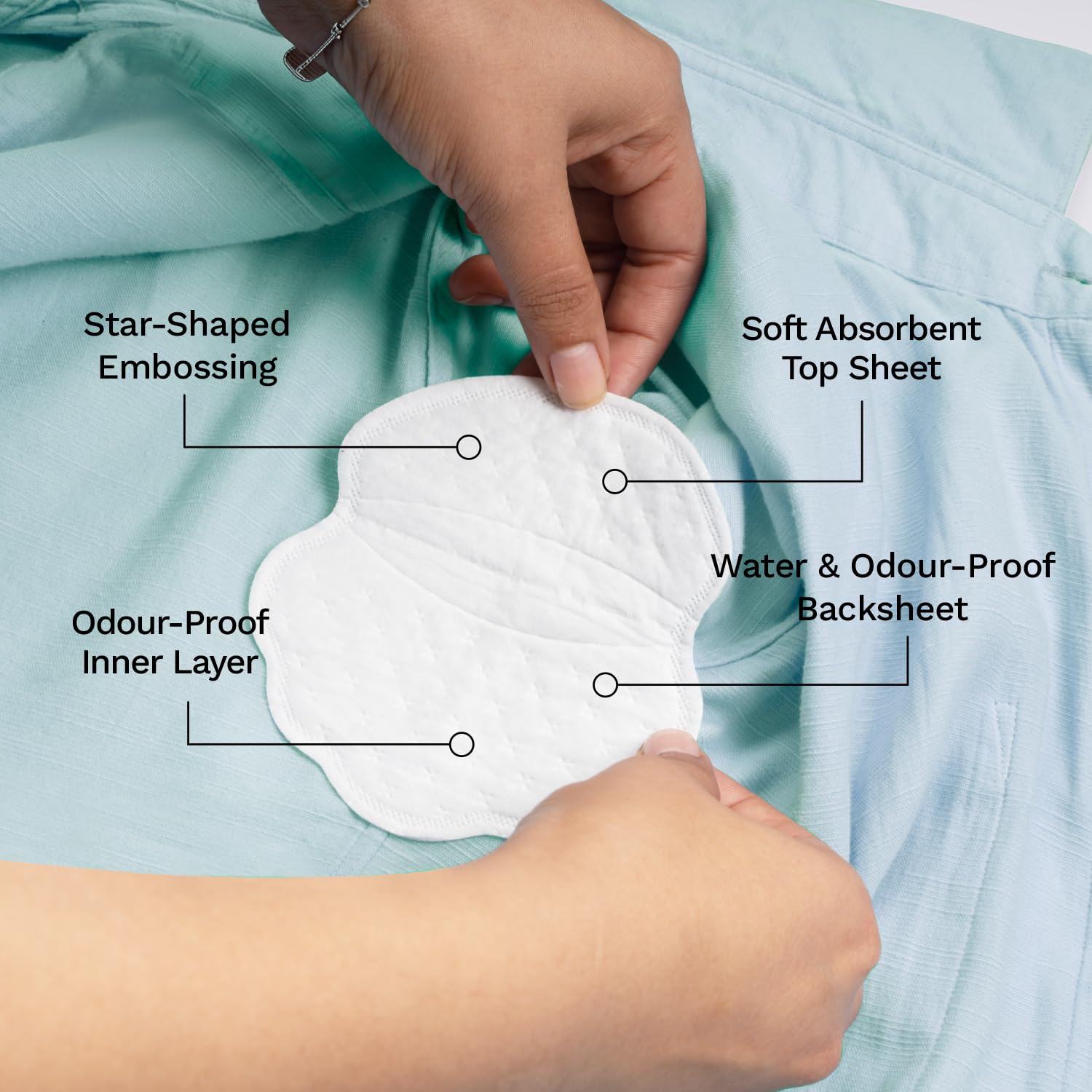 Pee Safe Sweat Pads - Stop Sweat Stains! -9