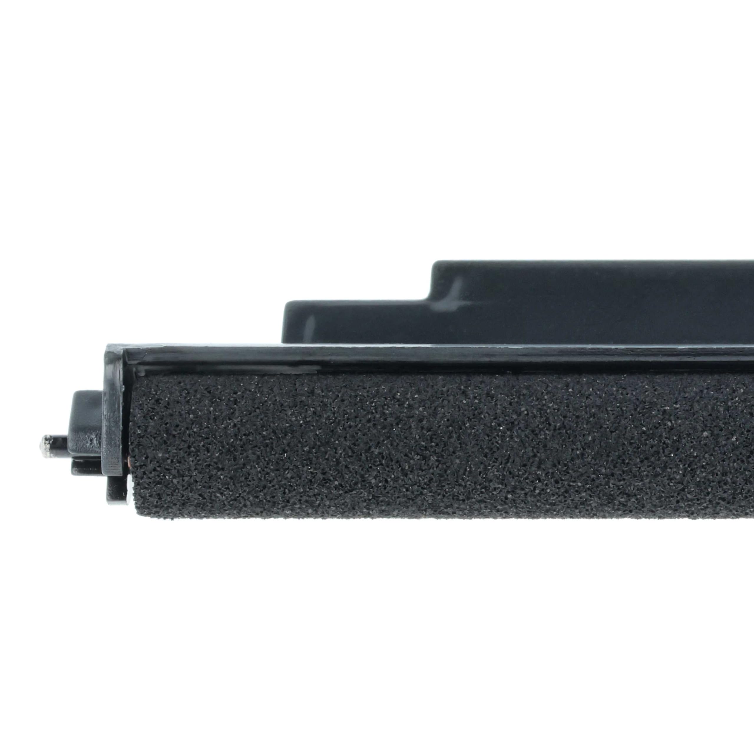 vhbw 10x Farbrolle, Farbwalze Schwarz kompatibel mit Ibico 900PD, 910PD, 920PD, 1225, 162-Serie Taschenrechner, Registrierkasse