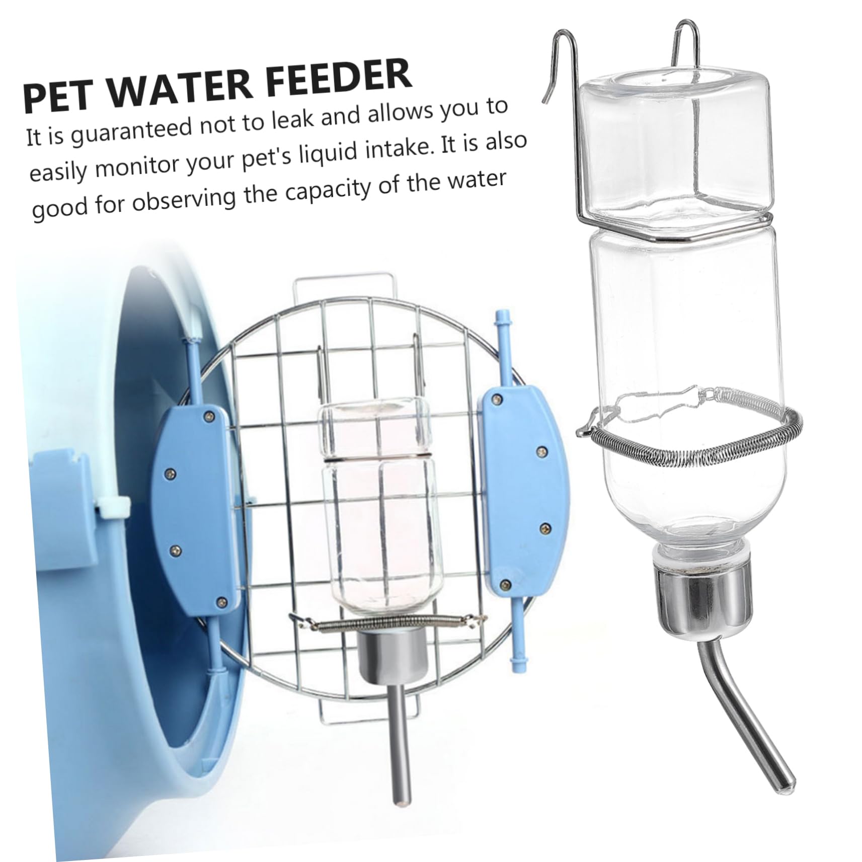 DOITOOL 6stücke Hängende Kunststoff-wasserspender Für Haustiere Automatischer Trinkbehälter Für Kaninchen Und Nagetiere Auslaufsicher Und Einfach Zu Reinigen