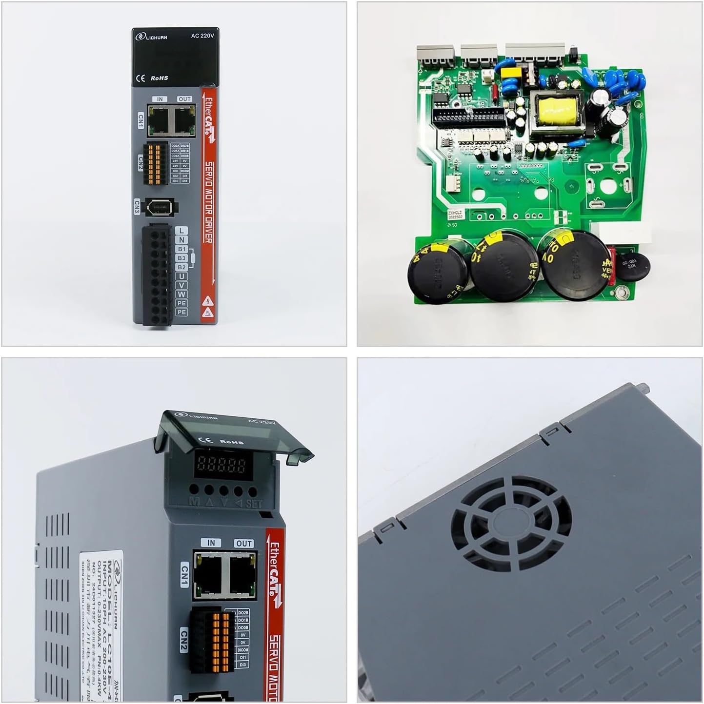 Detailed views of Lichuan LC10E Servo Motor Driver