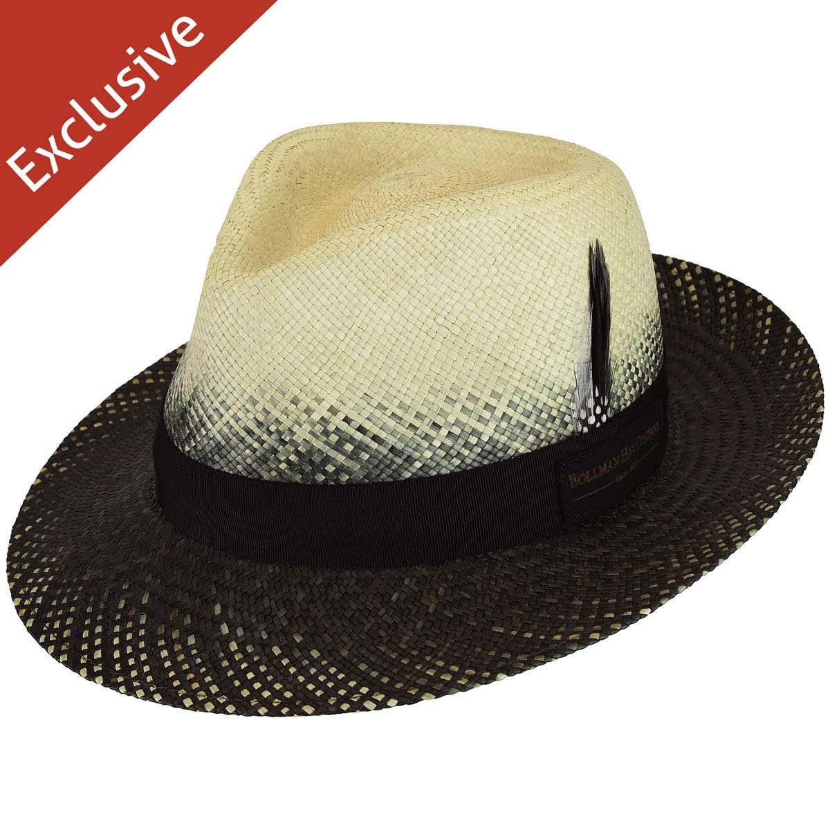 Bollman Hat Company Glenn K. Fedora - Exclusive Natural/Black