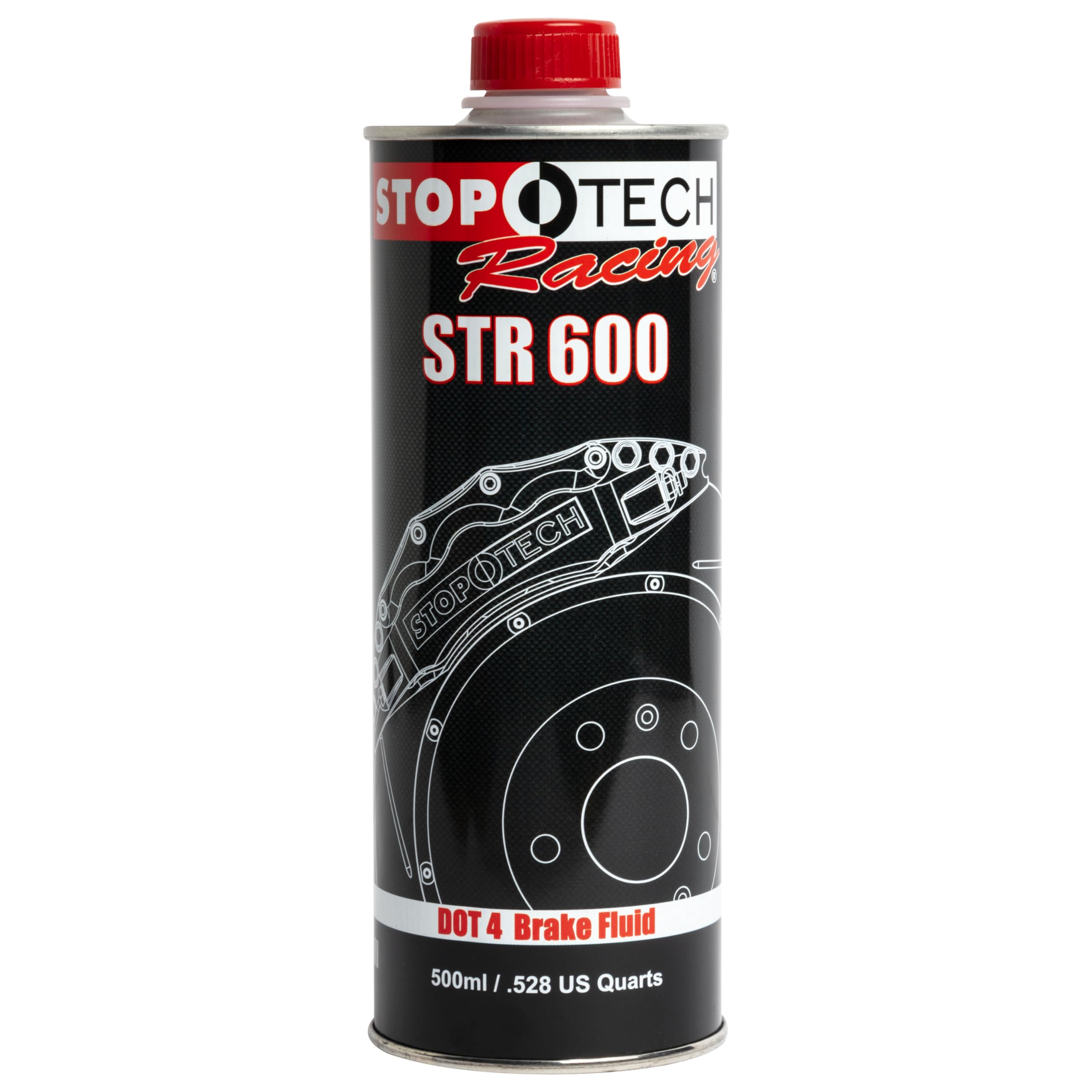 StopTech STR-600 High Performance Brake Fluid, Street Applications, Dry Boiling Point 594F/312C (501.00001)