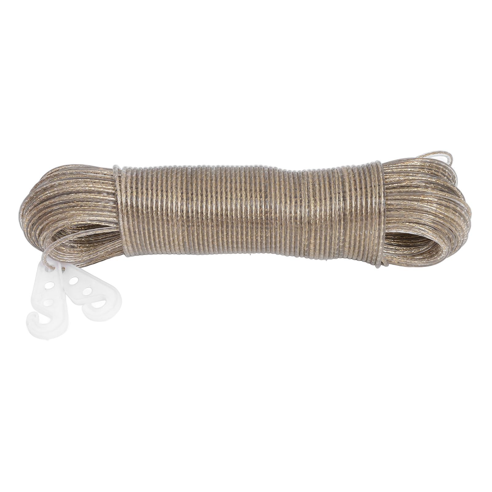 ARTIBETTER Stendibiancheria Portatile 50 M Nucleo in Acciaio, Corda Antiscivolo per Esterni e Interni, Resistente e Leggero per Giardino, Campeggio e Uso Domestico