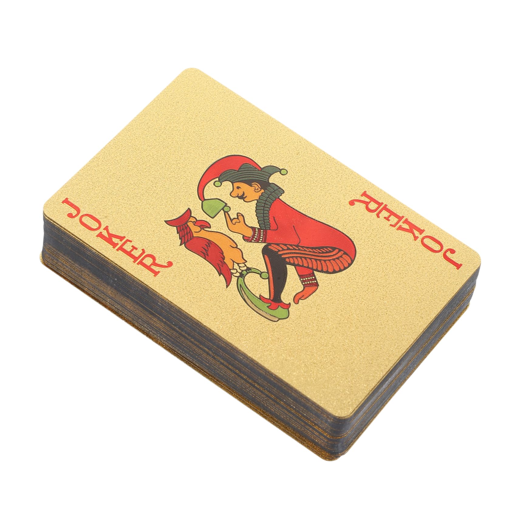 BESTonZON Poker Cards Plated De Cartes à Jouer Plastique Étanches avec Motif Unique pour Parties Et
