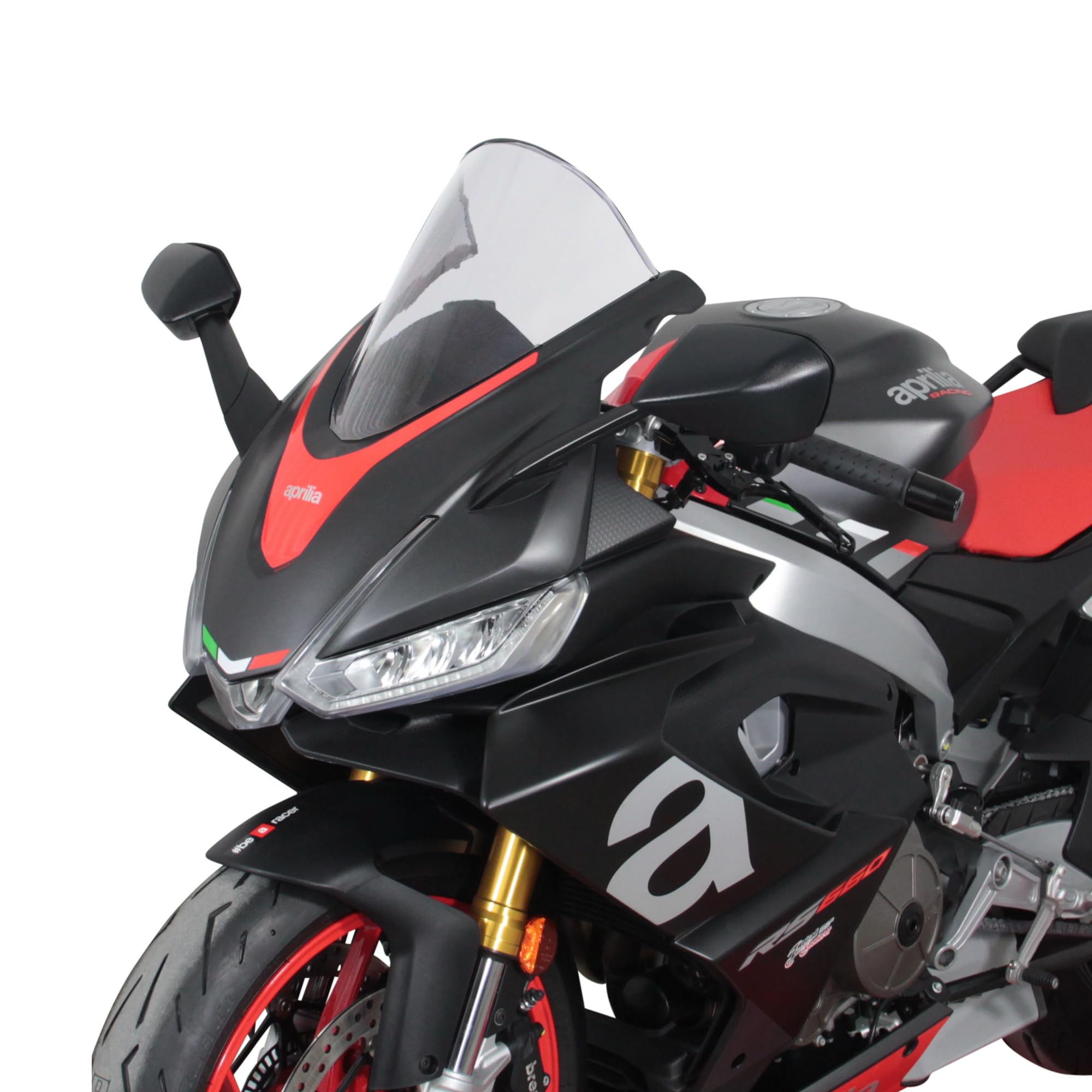 Cupolino Parabrezza Plexiglass JD9 Racing Trasparente Compatibile con APRILIA RS 660 2020-2026