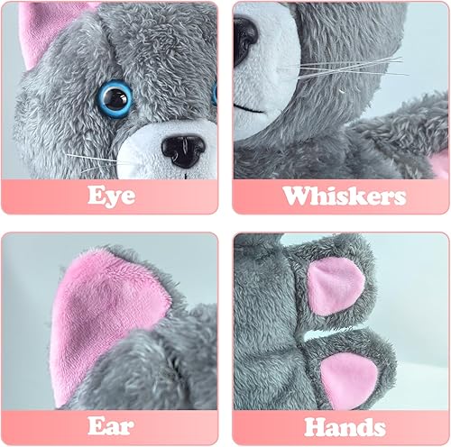 Miniatura 3 de babyye Guante de lucha para gatos, acolchado resistente para un juego interactivo seguro y divertido, los amantes de las mascotas alivian el