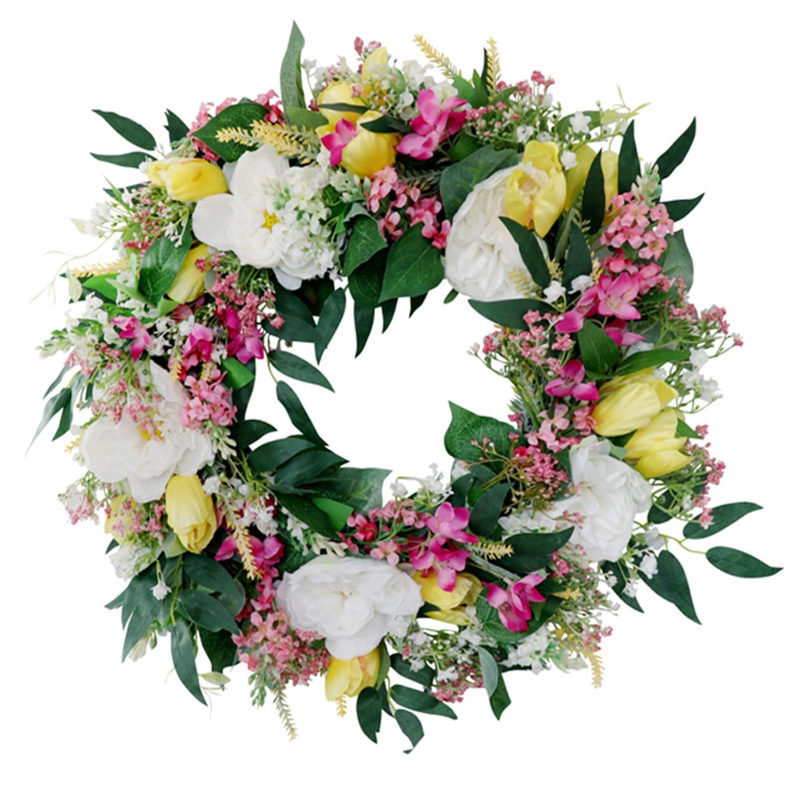 Ghirlanda di Fiori Artificiali, Design Decorativo Unico di 50 Cm