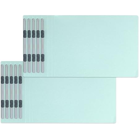 Amazon プラス フラットファイル 横 2穴 10冊パック No 022np 78 515 ブルー フラットファイル 文房具 オフィス用品