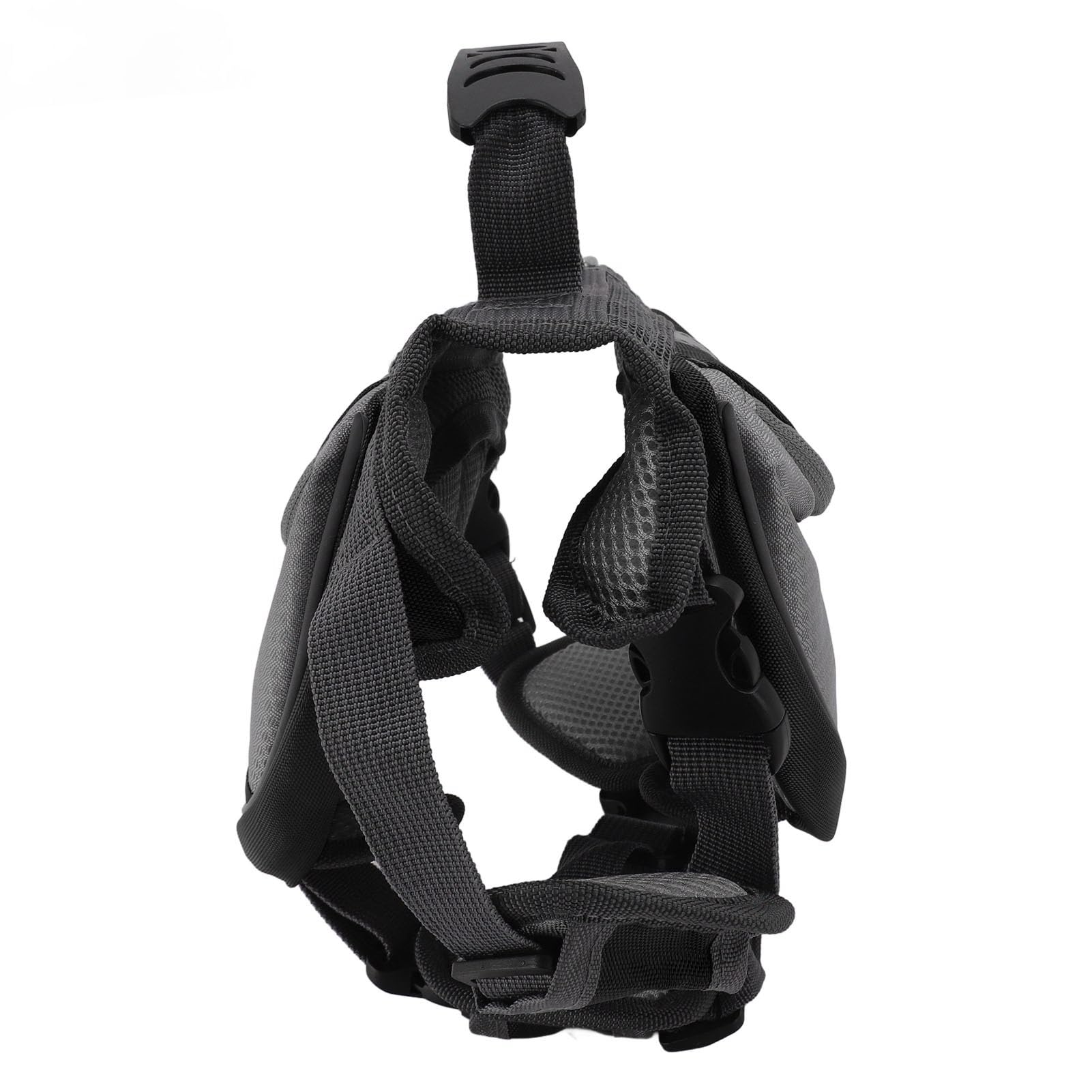 Mochila para Perros, Alforja con Arnés Ajustable, con Bolsillos Laterales Reflectantes de Seguridad, Chaleco para Perros, para Senderismo, Acampada, Viajes, Perros Medianos y