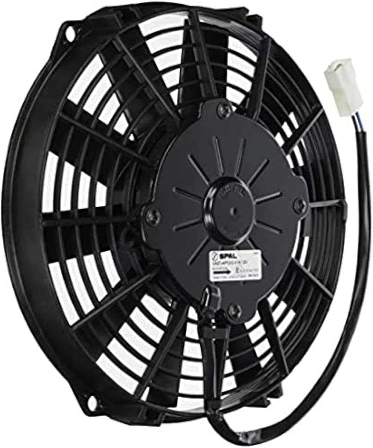 Spal 30100392 9" Straight Blade Low Profile Fan, Black