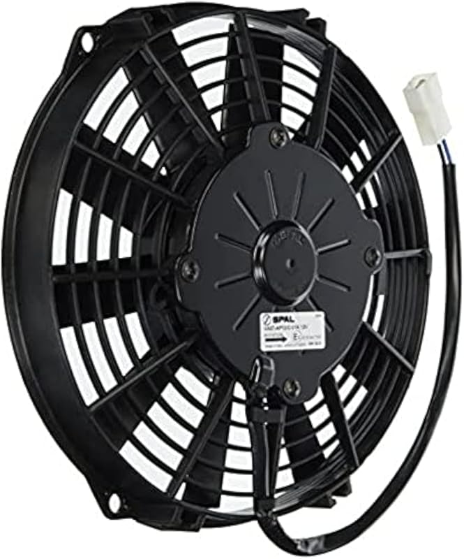 Ventoinha elétrica Spal 30100392 9" de perfil baixo, 12 V, tipo puxadora – 1 unidade
