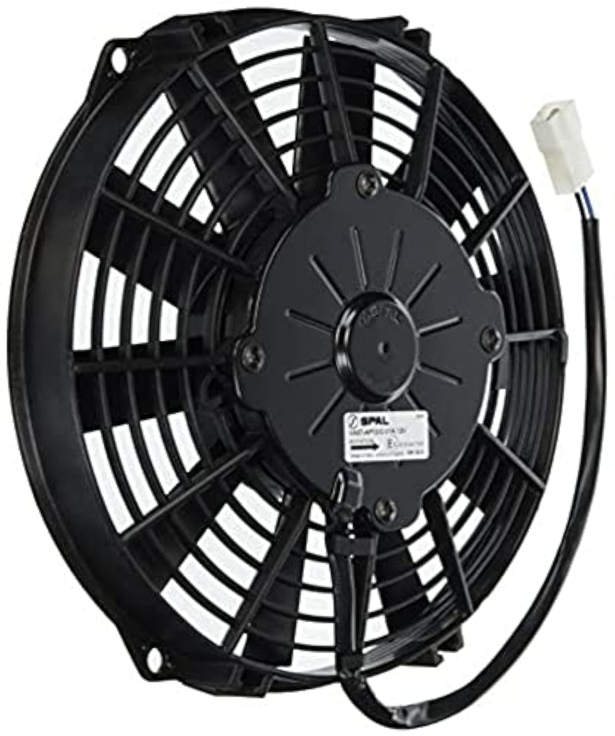 Spal 30100392 9" Straight Blade Low Profile Fan, Black