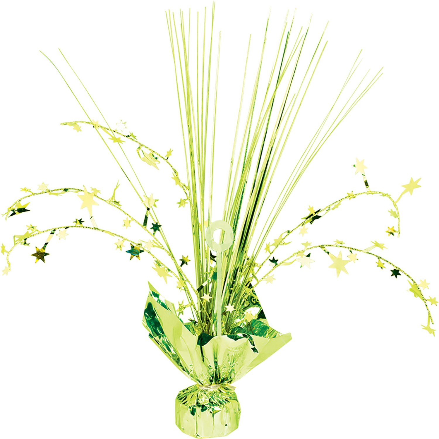 Amscan Green 9901987 - Kiwi Foil Spray Centrepiece & Balloon Weight - 30Cm
