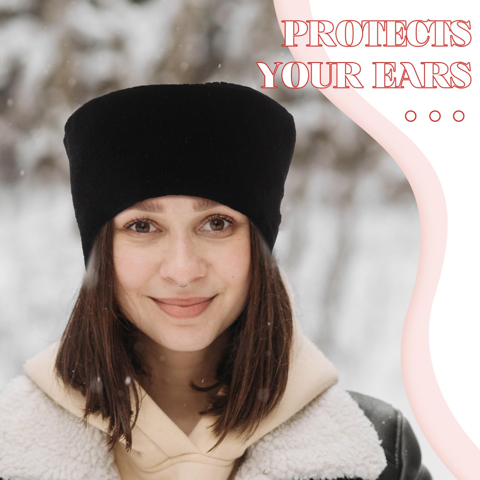 SHERCHPRY 2 orejeras calentadoras para dormir, diademas para hombres, orejeras para hombres, aislamiento de ruido, calentadores de orejas