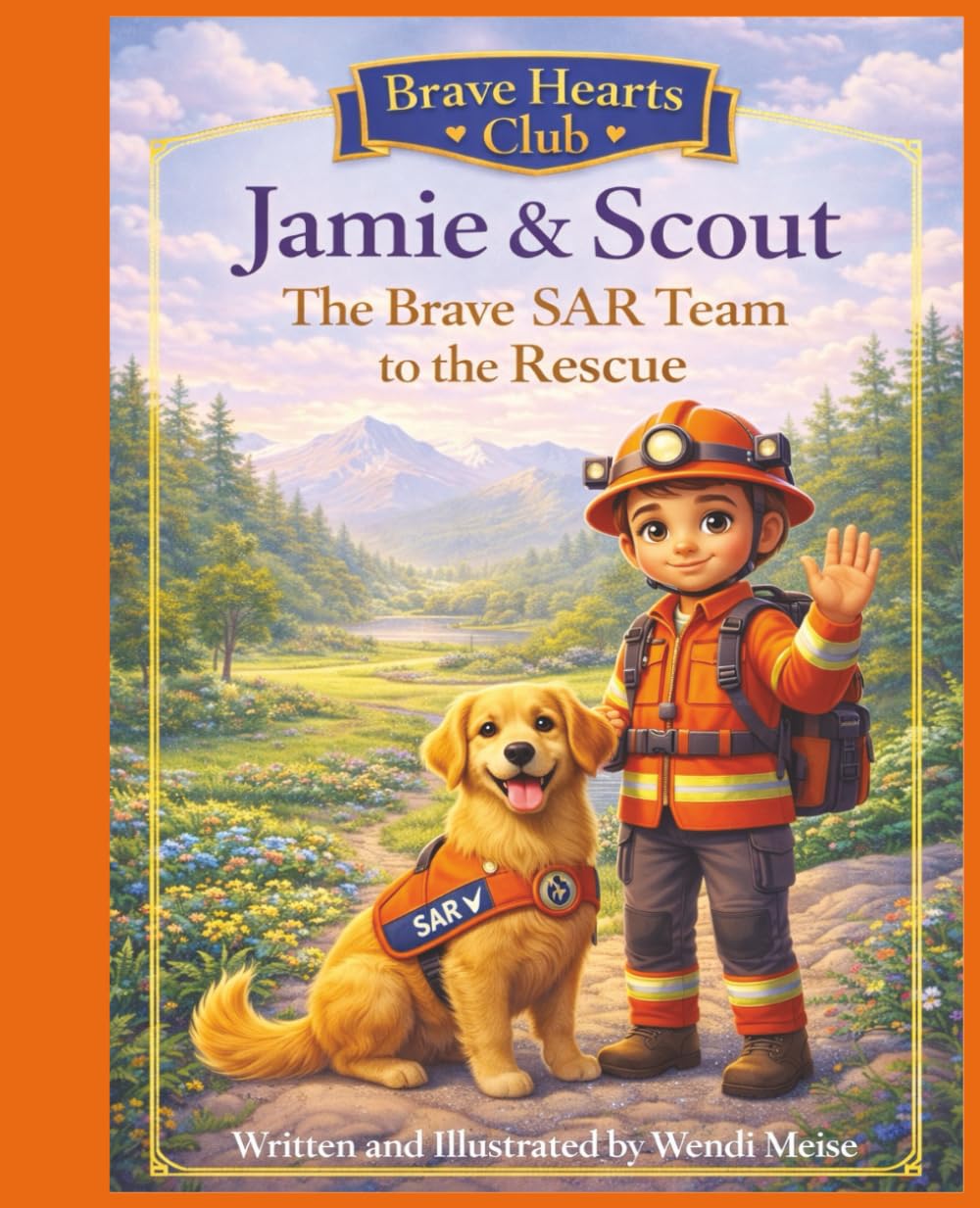 Jamie & Scout The Brave SAR Team to the Rescue, A Comforting Brave Hearts Club Story About Patience, Trust, and Helping Others: A Gentle Rescue ... Hearts Club: Where gentle courage grows)