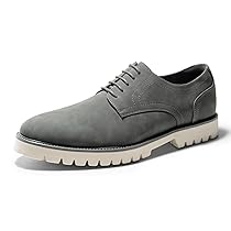 Bruno Marc Scarpe alla moda comode con lacci, Grigio, 40 EU