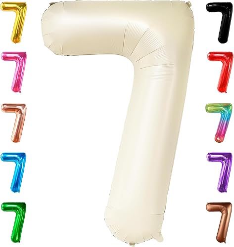 Miniatura 1290 de KatchOn, Globo dorado gigante del número 8 de 40 pulgadas, globo dorado del número 8 para decoraciones de cumpleaños de 8 años para niñas