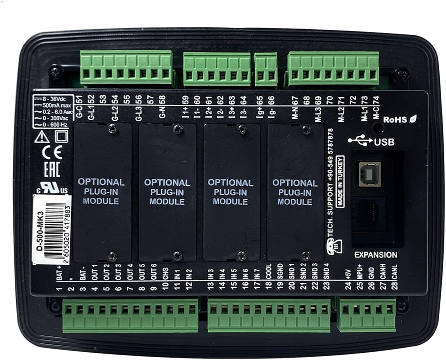 D500 MK3 Genset Controller D-500-MK3 1Pcs