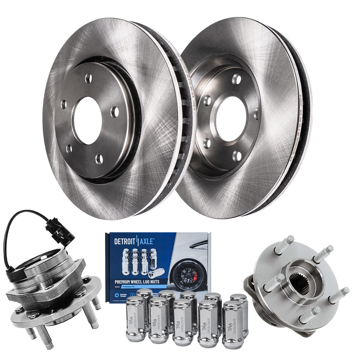 Detroit Axle - Front Brake Kit for Chevrolet HHR Malibu Pontiac G6