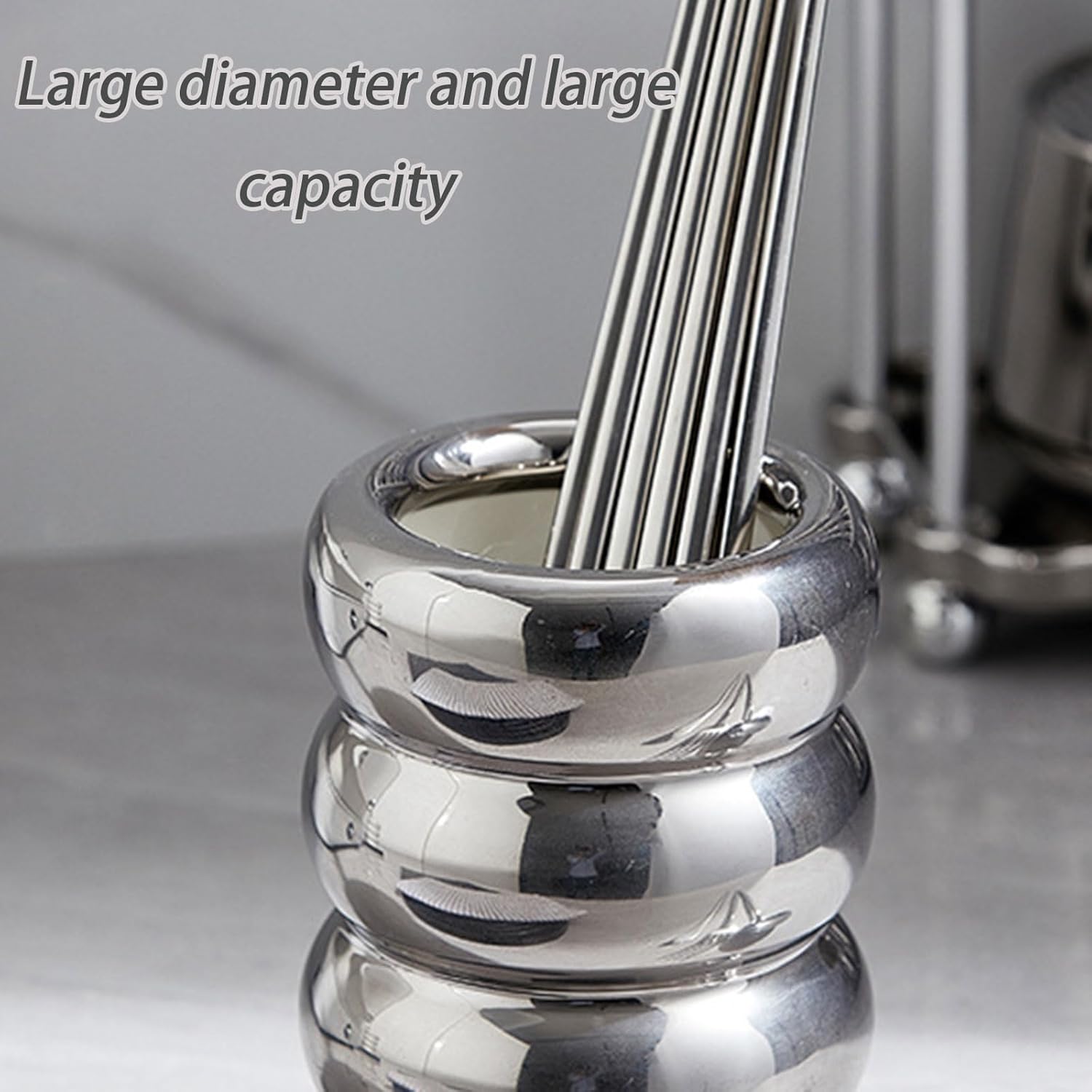 Dxcaicc Utensil Holder,Large Ceramic Stable Utensil Caddy,Creative countertop Ceramic Kitchen Utensil Rack,Ceramic Kitchen Utensil Holder for Countertop,Cooking Utensils Holder for Kitchen,Silver